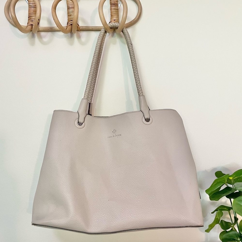 Nanette Lepore ‘Everett’ Shoulder Bag in Pearl